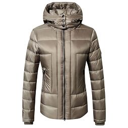 Dámská zimní prošívaná bunda Covalliero A/W 2024, béžová