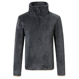 Dámská fleecová mikina Covalliero A/W 2022, grafit, vel: XXS