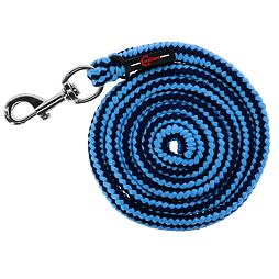 Vodítko Hippo s klasickou karabinou 200cm, Světle modrá / tmavě modrá