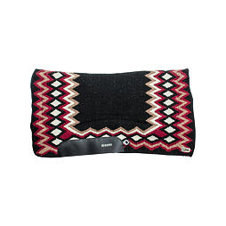 Westernová deka pod sedlo BURIONI  Show krémová/červená