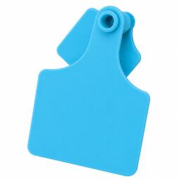 Ušní známky Primaflex bez popisu, modrá, vel. 3, 25 ks/bal