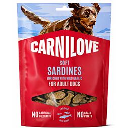Carnilove Dog Soft Snack Sardines+Wild garlic 200g