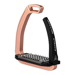 Třmeny bezpečnostní ACAVALLO REL-X EASY, rose gold