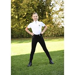 Dětské jezdecké kalhoty BasicPlus černé