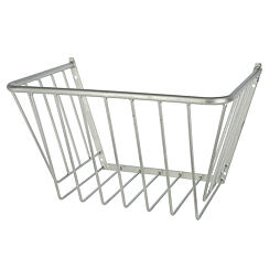 Jesle na seno, velké, galvanizované, 75,3 x 47,5 x 46,5 cm