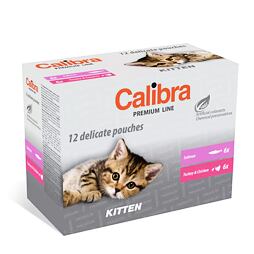 Calibra Premium Kitten kapsičky pro koťata, multipack 12*100g