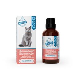 Topvet for Pets ušní kapky pro kočky prevent lihové, 50 ml