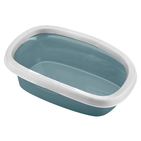 Kočičí toaleta Sprint, bílo/modrá