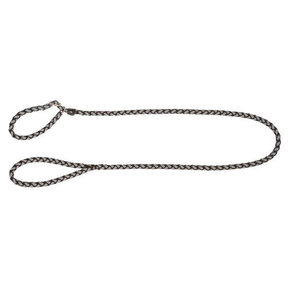Výcvikové vodítko pro psy s obojkem reflexní Maxi Safe, 170 cm x 12 mm, černo/šedé