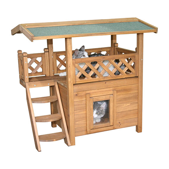 Domeček pro kočky LODGE 77 x 50 x 73 cm