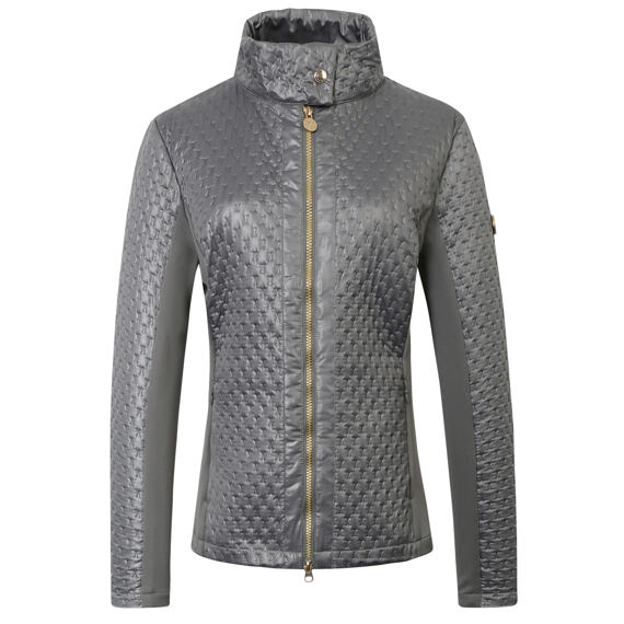 Dámská kombinovaná bunda Covalliero S/S 2023, šedá