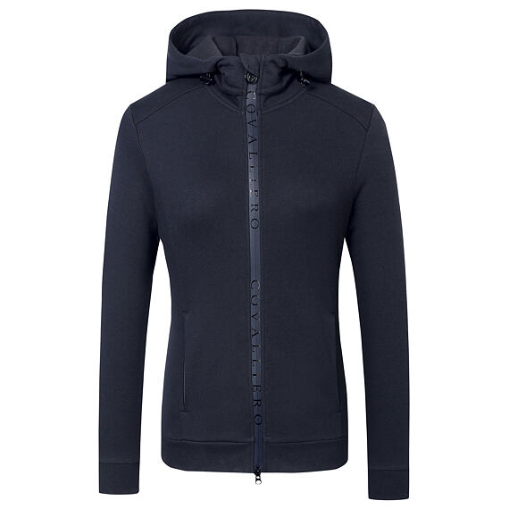 Dámská mikina s kapucí  Covalliero A/W 2023, tmavě modrá