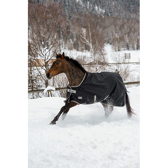 Výběhová deka BUCAS Anniversary 150g, černá