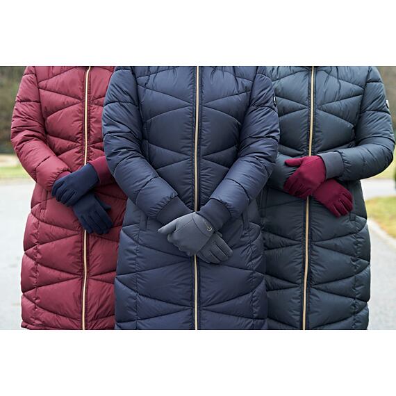 Zimní jezdecké rukavice Covalliero A/W 2022, tmavě modrá