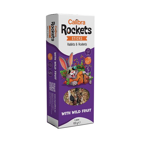 Calibra Rockets Sticks Rabbits & Rodents - With wild Fruit 120 g
