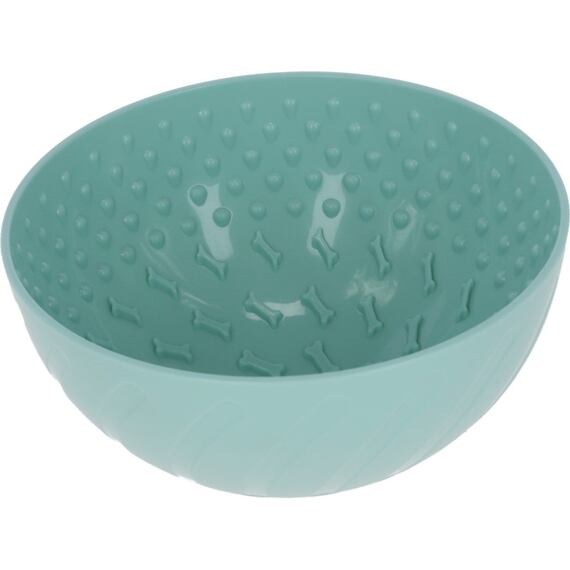 Lízací miska tyrkysová 11x20,5cm