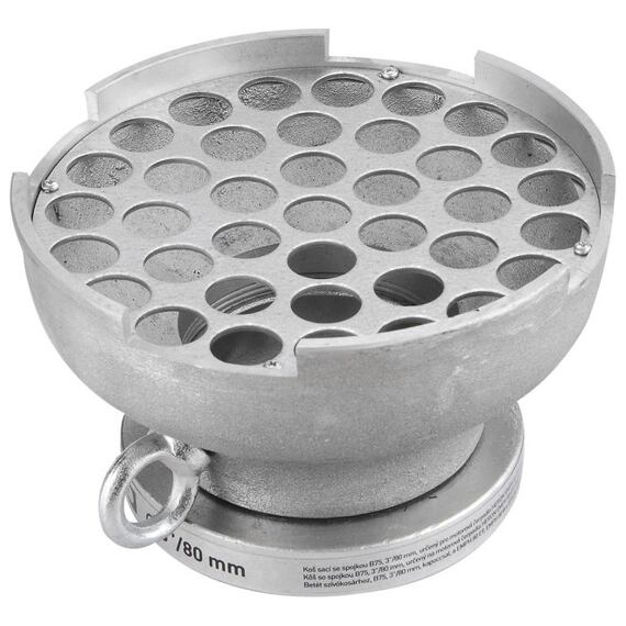 Sací koš se spojkou B75, 3"(80mm), HERON