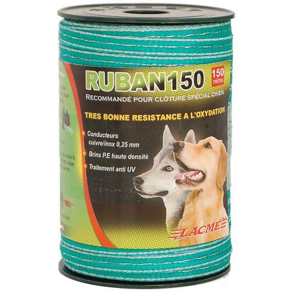 Elektrická páska RUBAN, 150 m, 9 mm, zelená