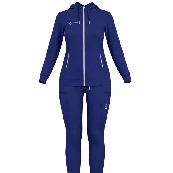 Dámský tréninkový set, mikina+ leginy, tmavě modrá