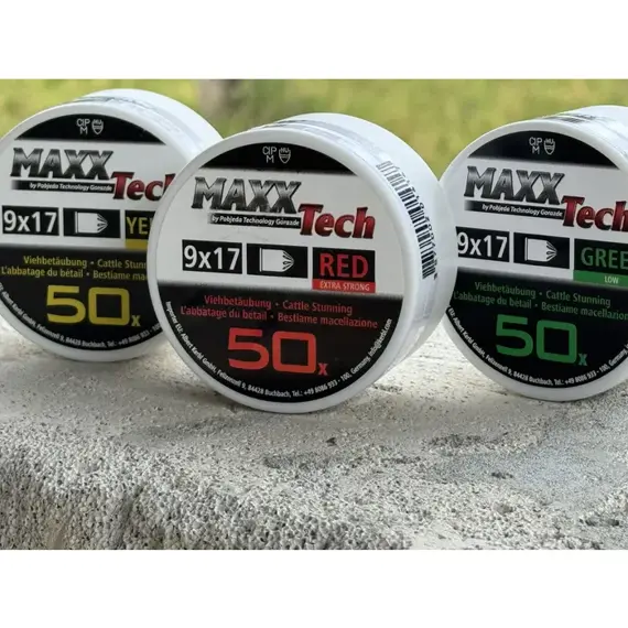 Náboje k jateční pistoli 21251 (nad 450 kg)