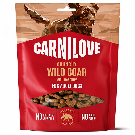 Carnilove Dog Crunchy Snack Wild Boar+Rosehips 200g