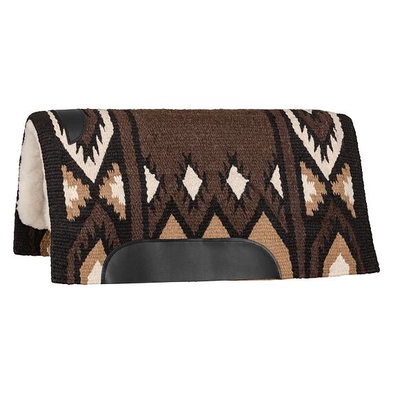 Westernová deka pod sedlo LproWest Arlington hnědá, vel: 75 x 75 cm