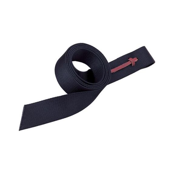 Westernový dotahovací řemen WeaverLeather, nylonový, černý