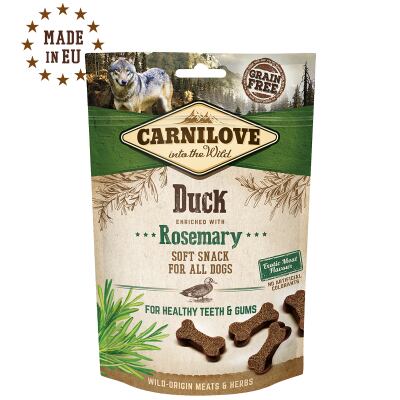 Carnilove Dog Semi Moist Snack Duck&Rosemary pamlsky pro psy, 200 g