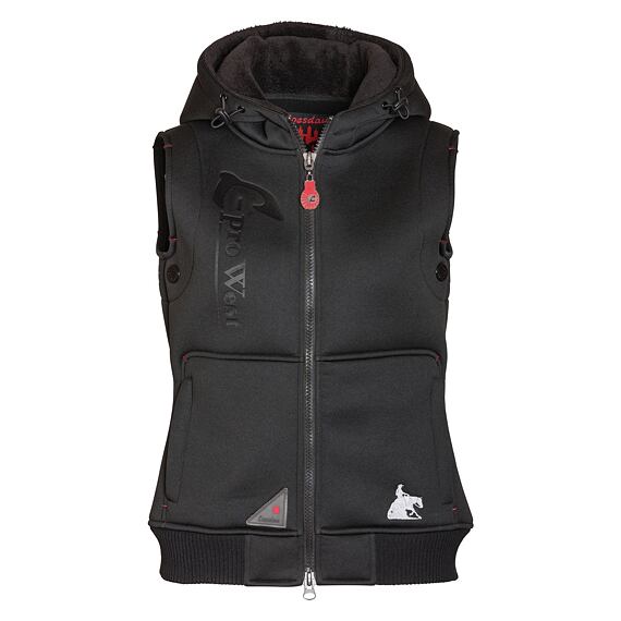 Westernová neoprenová vesta LproWest - černá