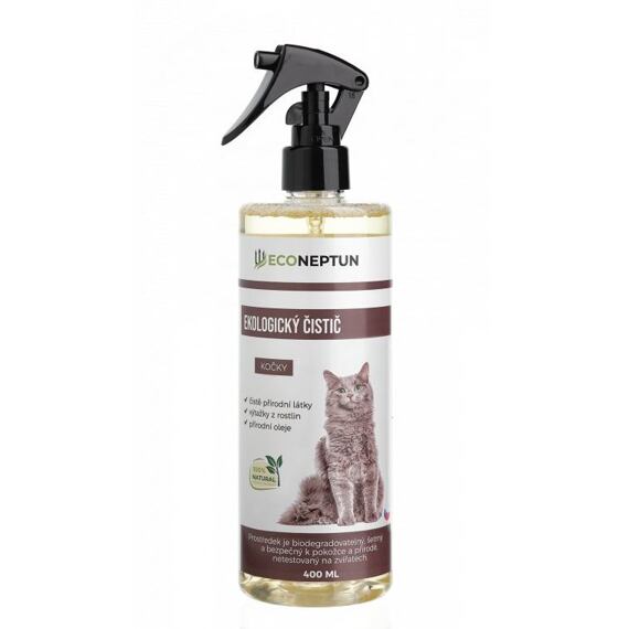 Ekologický čistič nečistot a odstraňovač zápachu pro kočky 400 ml