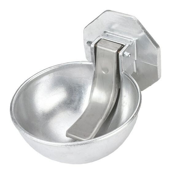 Nízkotlaká kovová misková jazyková napáječka 2,6 l pro nádrže a cisterny