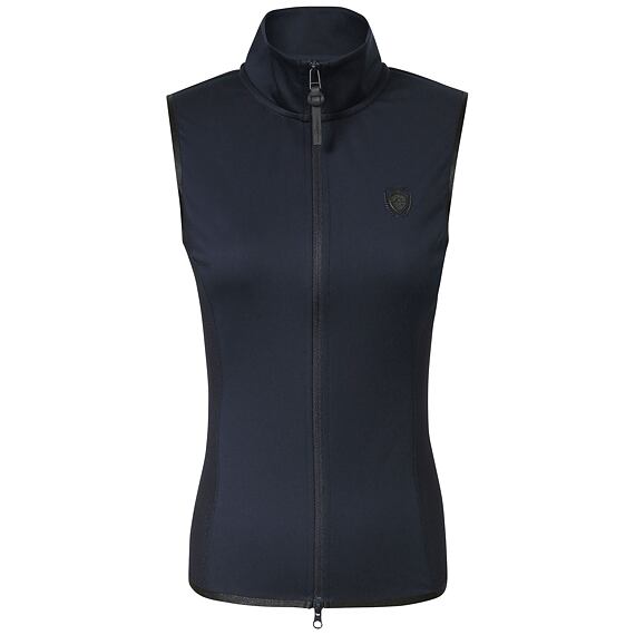 Dámská kombinovaná vesta Covalliero S/S 2024, tmavě modrá