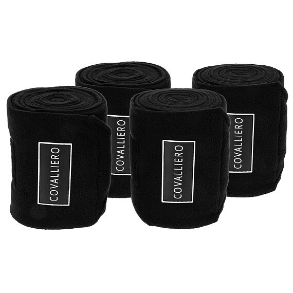 Bandáže Covalliero Fleece  S/S 2025, černá