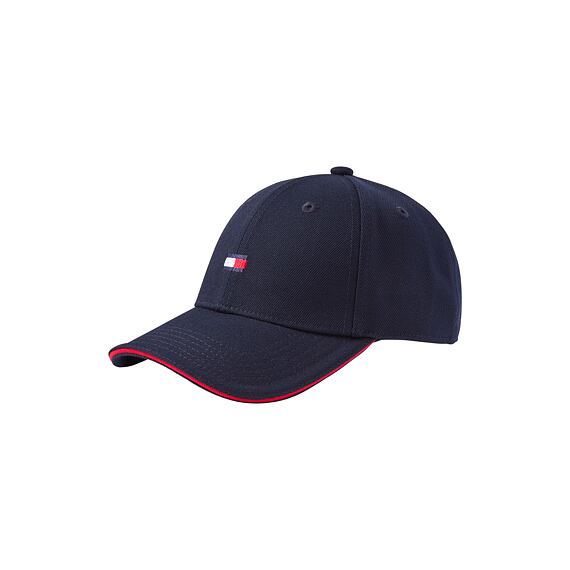 Basebalová čepice TOMMY HILFIGER Dayton, kolekce S/S 2025, modrá, vel. 55 cm