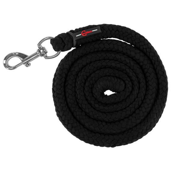 Vodítko Covalliero ClassicSoft černá, klasická karabina