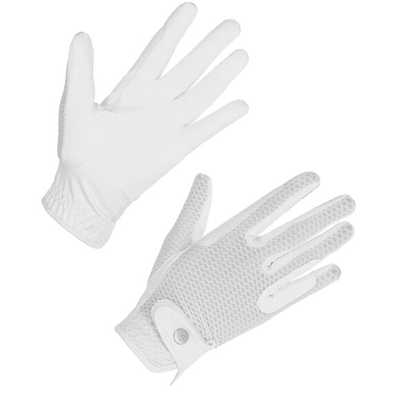 Jezdecké rukavice Covalliero S/S 2026, bílá