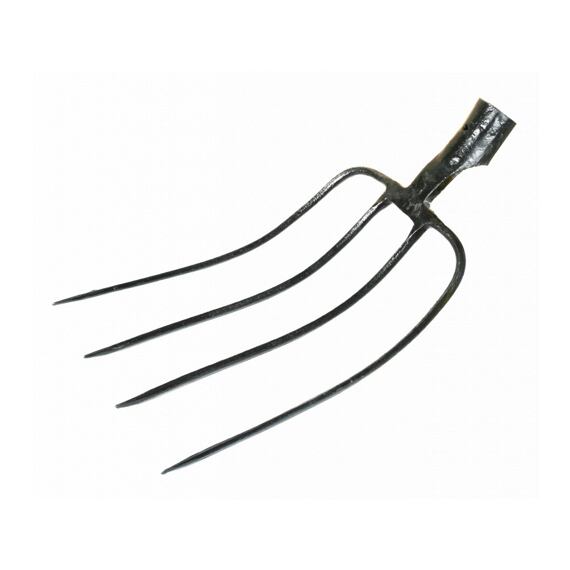 Vidle 4-hroté malé kované