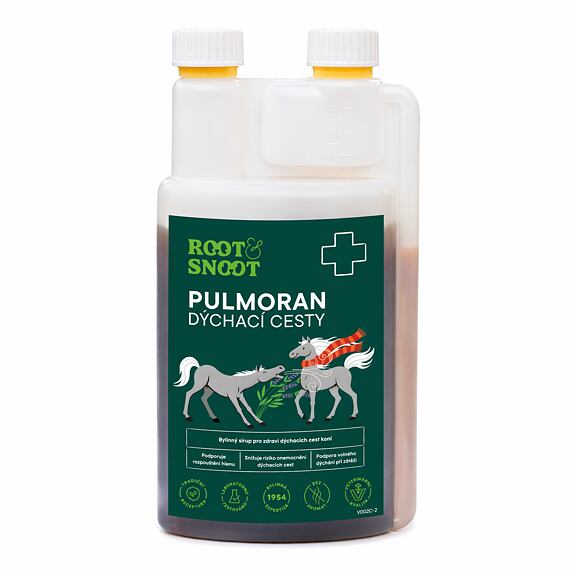Root & Snoot Pulmoran dýchací cesty pro koně sirup 1 l