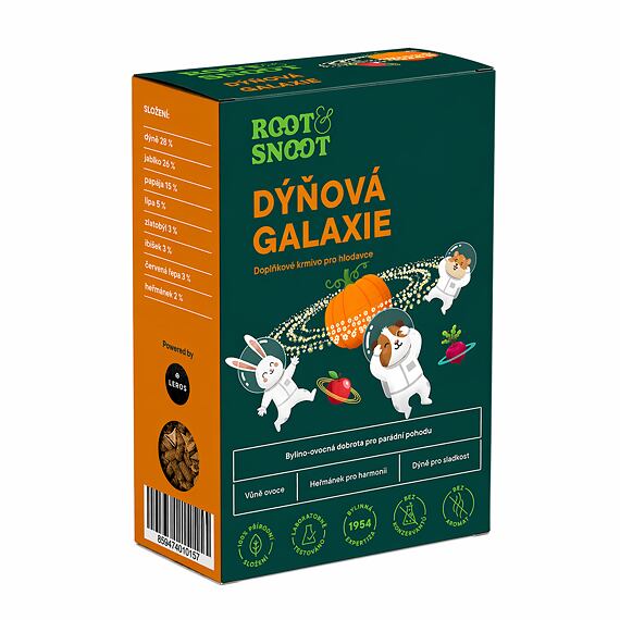 Root & Snoot Dýňová galaxie pro hlodavce granule 200 g