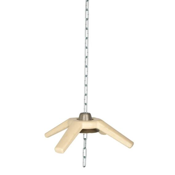 Gumová kousací hračka pro selata BiteStar Natural se závěsným okem a řetězem