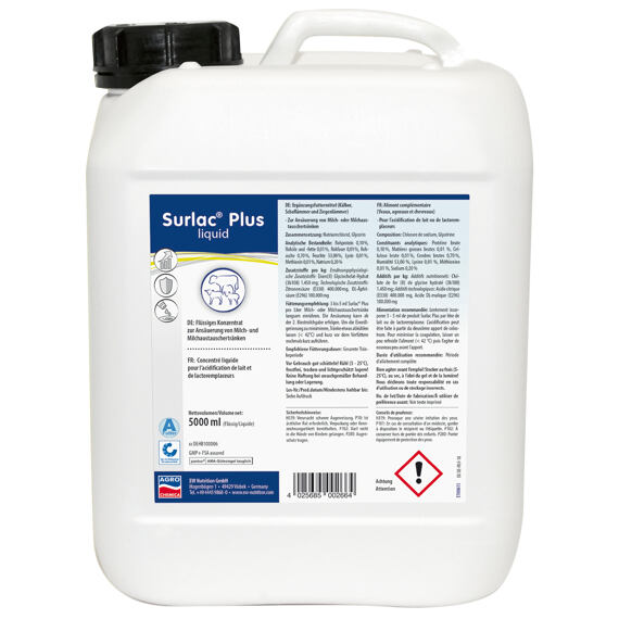 Surlac® Plus mléko 5000ml