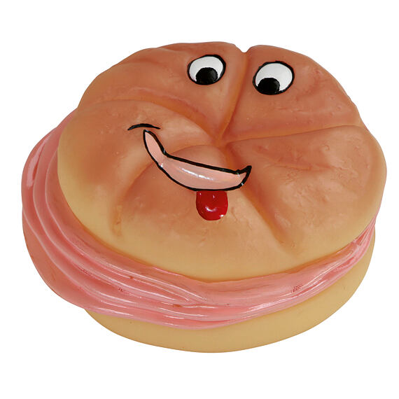 Hračka pro psy Sendvič pískací, 13cm