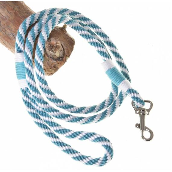 Vodítko pro hobby horse LarDen, proužek, tyrkysová
