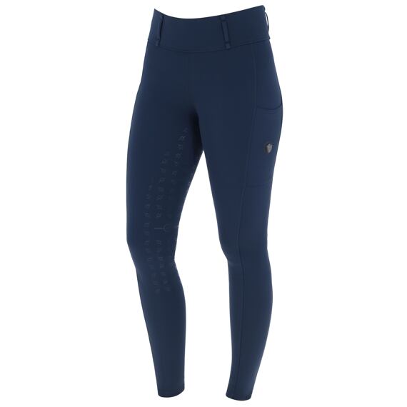 Dětské zimní jezdecké legíny s gripem Covalliero A/W 2024, tmavě modrá