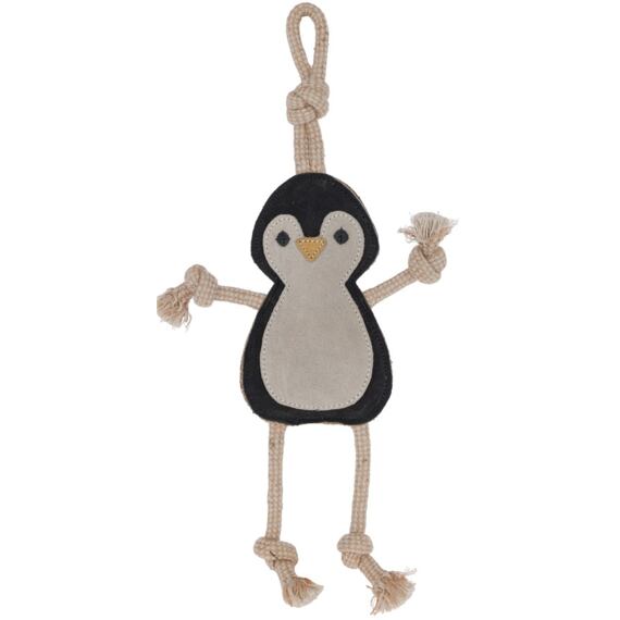 Kožená hračka pro psy Tučňák