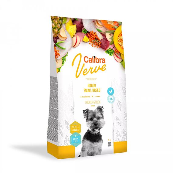 Calibra Dog Verve GF Junior Small Chicken&Duck