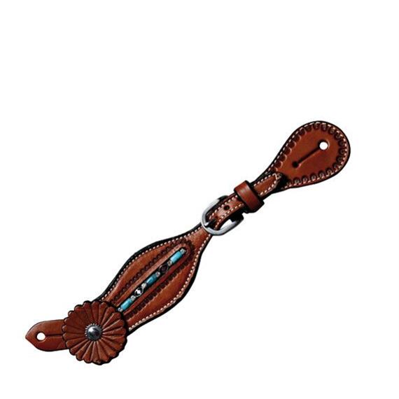 Westernové řemínky na ostruhy Zuni