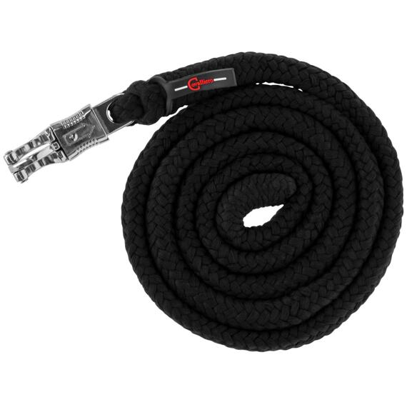 Vodítko Covalliero ClassicSoft černá, panic karabina