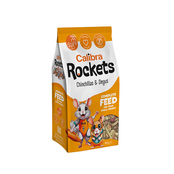 Calibra Rockets Mix Chinchillas & Degus 900g