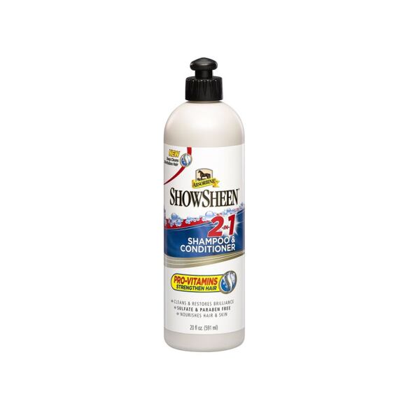 Šampón a kondicionér pro koně ABSORBINE ShowSheen 2v1, 591 ml